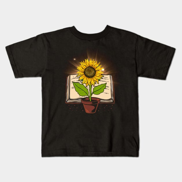 The beauty of books Kids T-Shirt by BunnyCreative